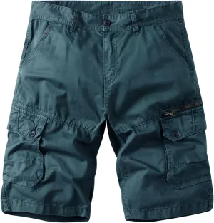 Muscularfit Big and Tall Cargo Shorts for Men 2024 Fashion Multi Pocket Summer Beach Shorts Casual Tooling Shorts Outdoor