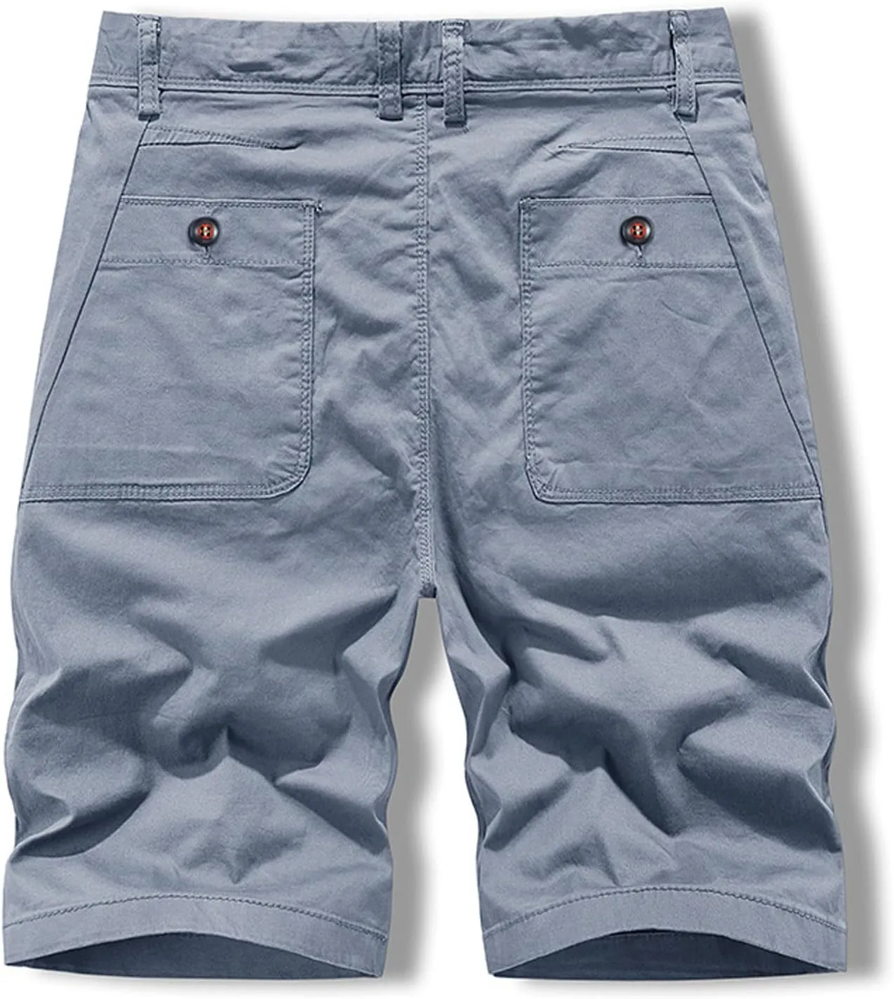 Muscularfit Khaki Shorts for Men 2023 Regular Fit Cotton Cargo Shorts with Pockets Big and Tall Work Utility Shorts Outdoor