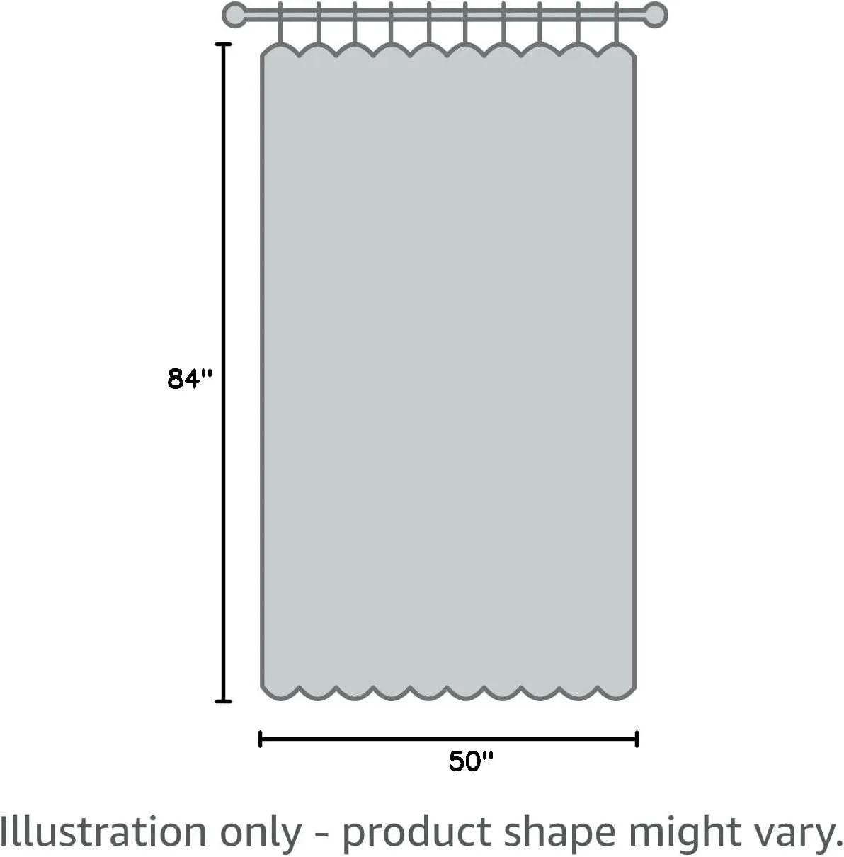 MYSKY HOME Curtains for Bedroom Windows 84 Inch, Farmhouse Drapes Lines Printed Linen Sheer Curtains Light Filtering Privacy Protect Modern Style Room Divider Curtains, 50"x84", Khaki, 2 PCs