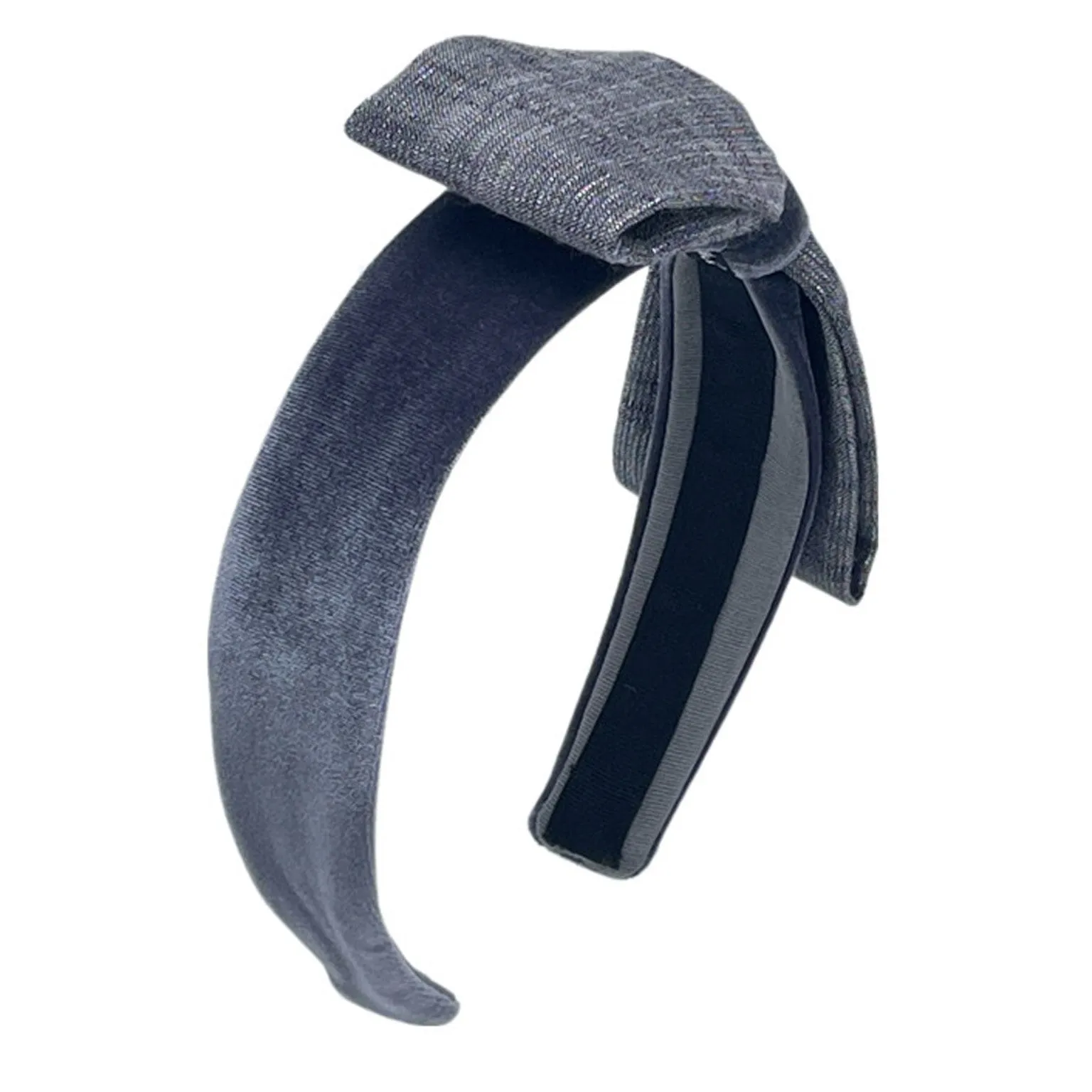 Nadean Metallic Bow Headband