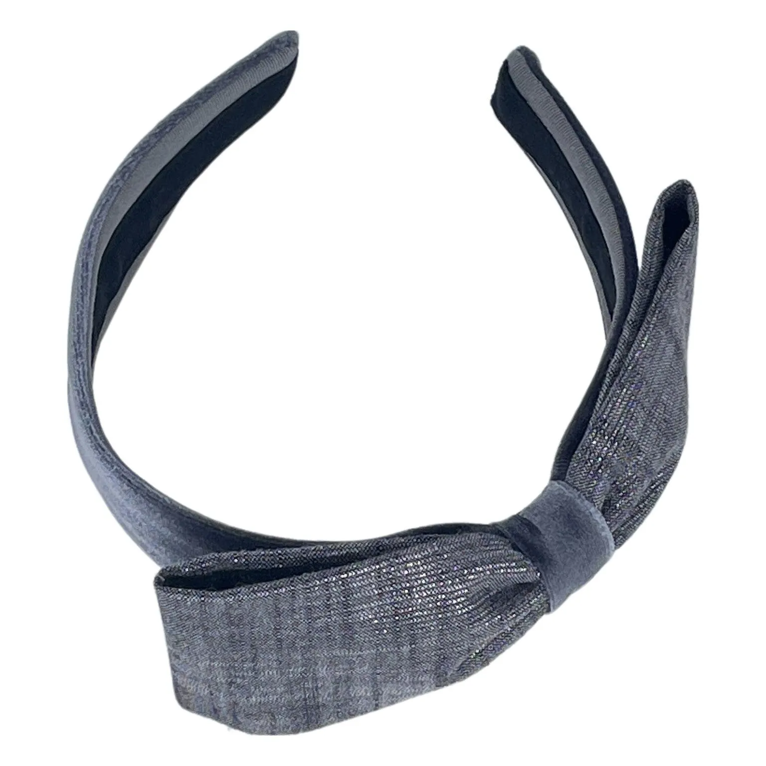 Nadean Metallic Bow Headband