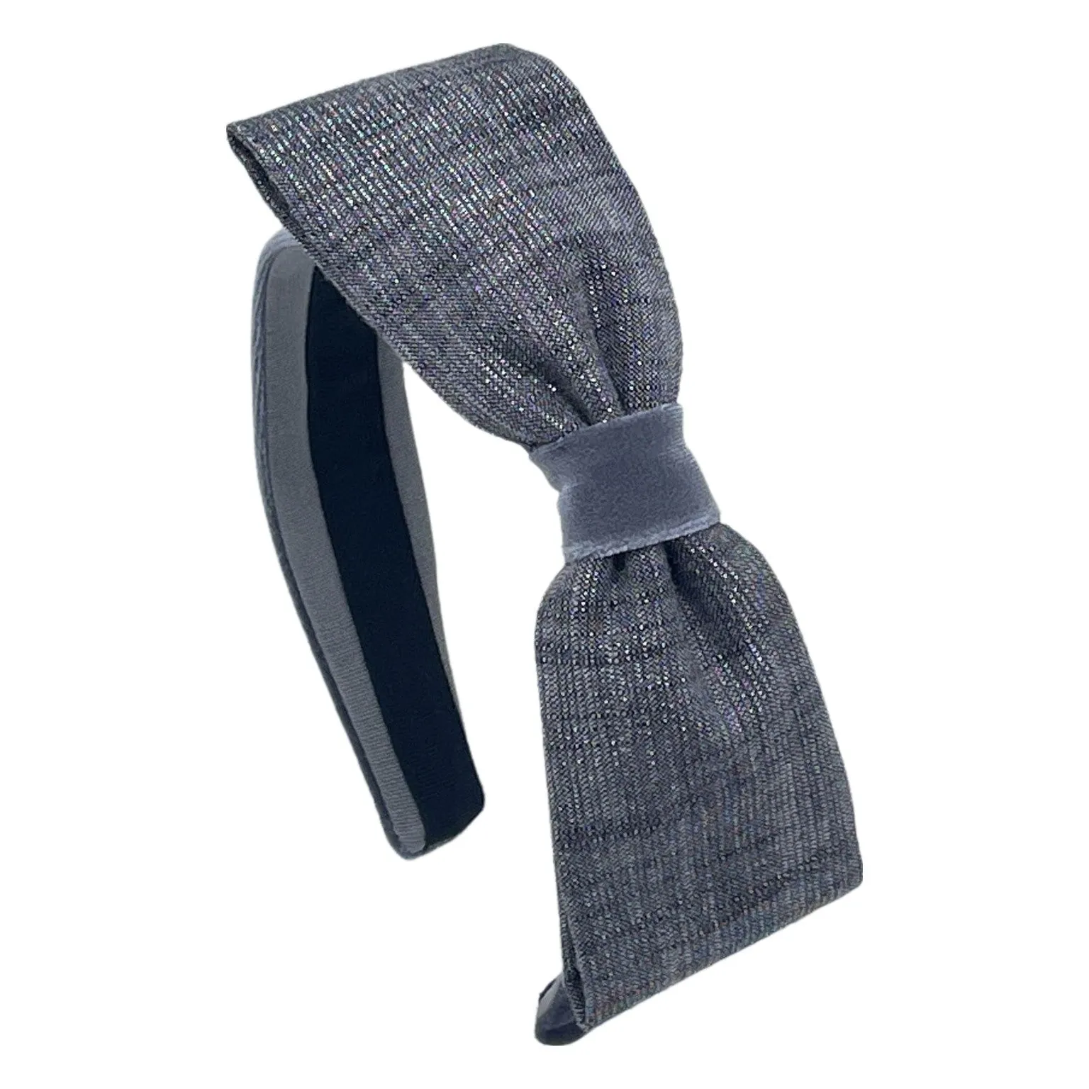 Nadean Metallic Bow Headband