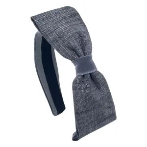 Nadean Metallic Bow Headband