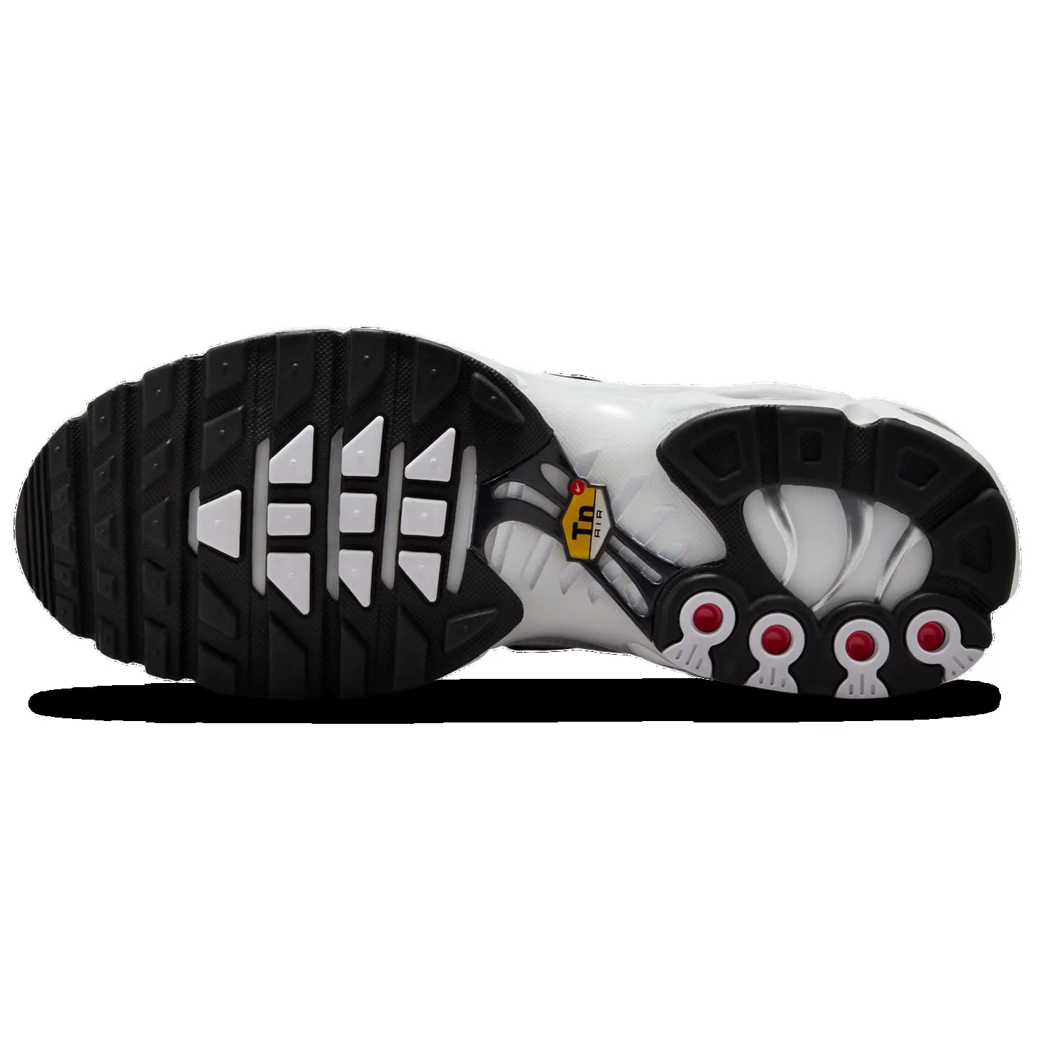 Nike Air Max Plus - Women's (HJ9743-100, White/Black/Pure Platinum) Size 8