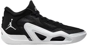 NIKE Jordan Tatum 1 Team Bank Basketball Shoes (FB2863-001, Black/Grey Fog/White) Size 13