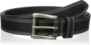 Nocona Belt Co. Men's Work Black Triple Stitch