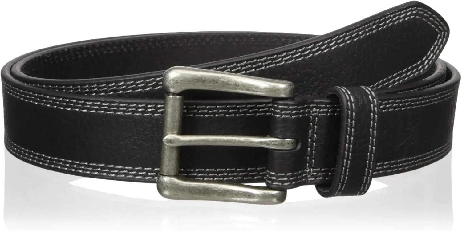 Nocona Belt Co. Men's Work Black Triple Stitch