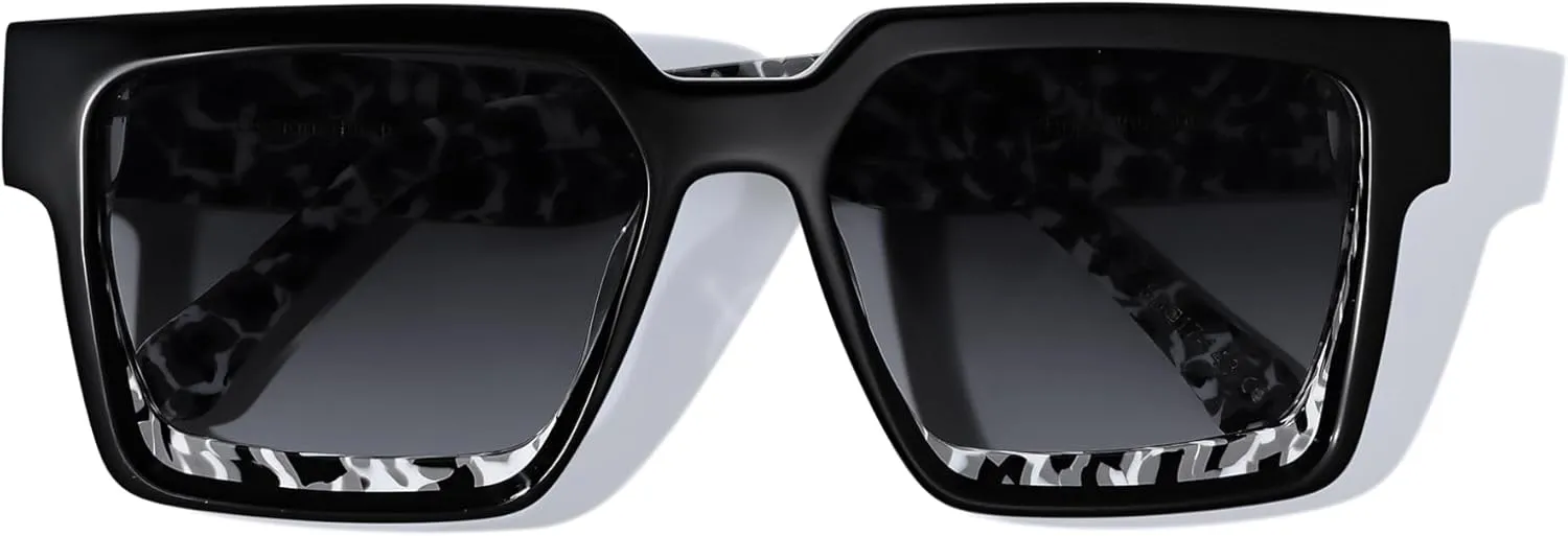 Non Polarized Acetate Sunglasses RY-A01 Frame with UV Protection Impact Resistant Nylon Lens Retro Unisex