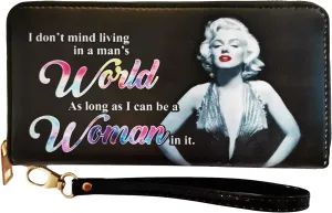 Norma Jeane as Marilyn Wallet with Zipper- Women's World