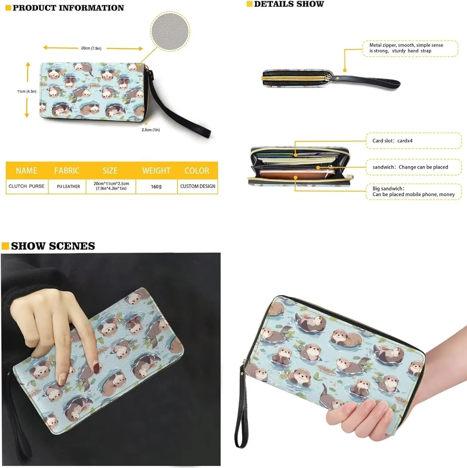 Novelty Handbag Wallet Purse for Women,Handbag Wallet Combo Personalized Hobo Bag Work Tote Bag with Wallet Set