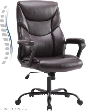 Office Desk Chairs with Arms Executive High Back Big and Tall Leather