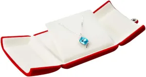 Oirlv Multifunctional Jewelry Box Velvet Pendant Necklace Gift Box Storage Case