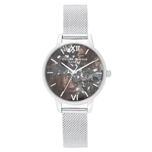 Olivia Burton Celestial Silver Mesh Women's Watch - OB16GD23