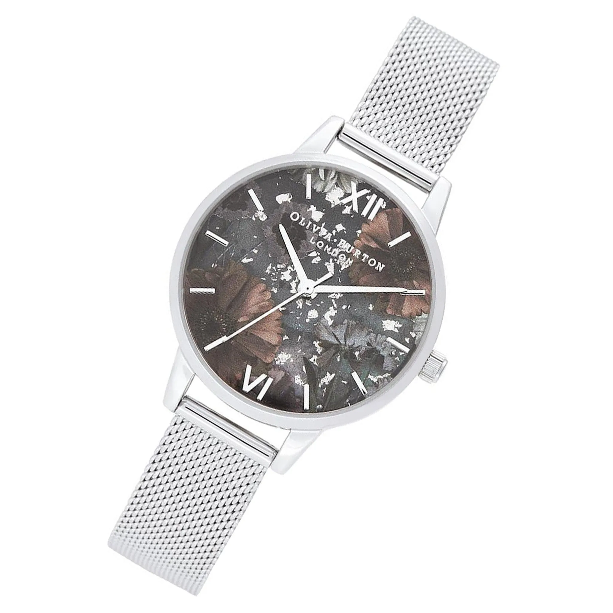 Olivia Burton Celestial Silver Mesh Women's Watch - OB16GD23