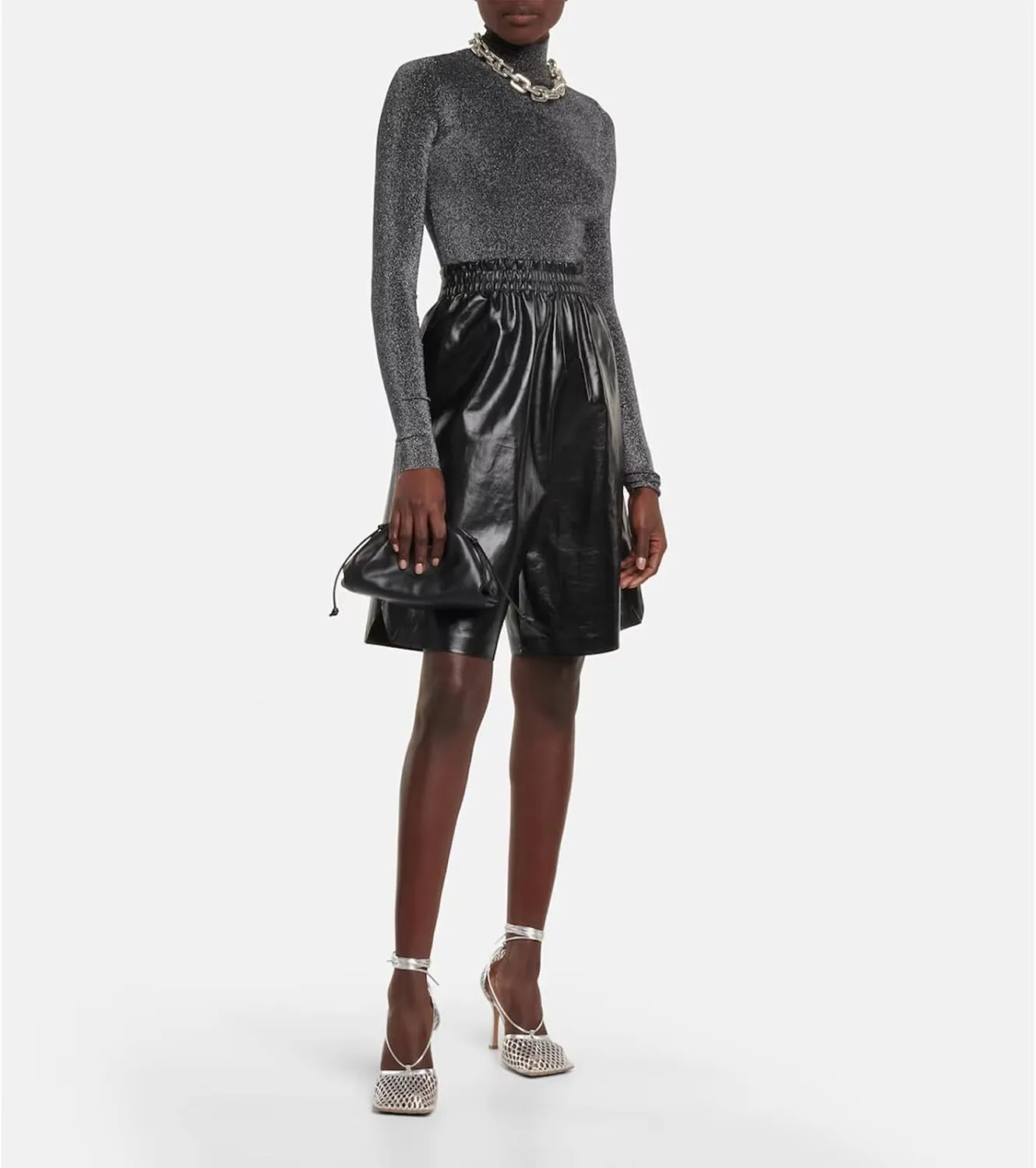 Olomisa Mesh Heels for Women - Wrap-up Heels with Square Toe & Strappy Fishnet Design