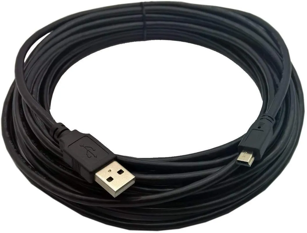 OMNIHIL 30 Feet Long High Speed USB 2.0 Cable Compatible with CardScan 800c Executive Business Card Scanner