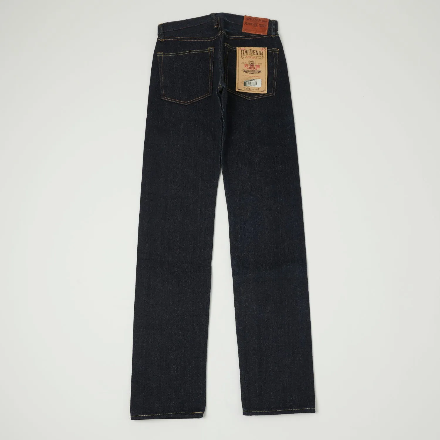 ONI 246 'Kabuki' Vedge Natural Indigo Relaxed Tapered Jean - Raw