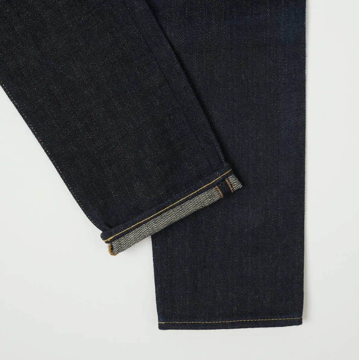 ONI 246 'Kabuki' Vedge Natural Indigo Relaxed Tapered Jean - Raw