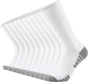 ONKE Cotton Full Cushion Crew Socks for Men Women Athletic Thick Warm Heavy Duty Steel Toe Work Boot Moisture Wicking Control