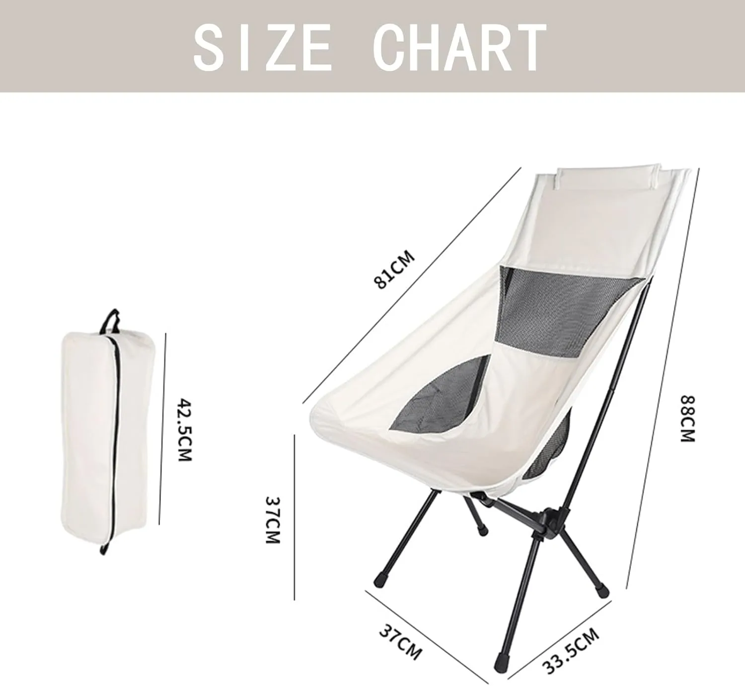 Outdoor Folding Chair Portable Moon Chair Fishing Stool Art Chair Breathable Mesh Backrest Chair Picnic Table and Chair Set