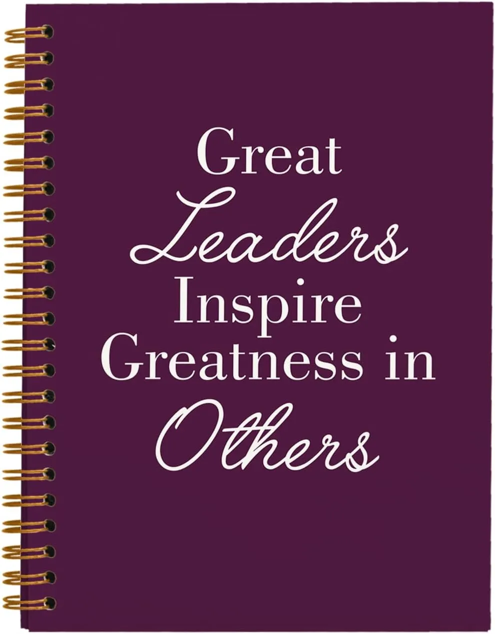OXW Thank You Gifts for Leader, Meeting Notebook for Work, Appreciation Gift for Boss Manager Mentor, Office Supplies Leadership Gifts, Purple College Ruled Hardcover Spiral Notebook 5.5 x 8.3