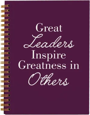 OXW Thank You Gifts for Leader, Meeting Notebook for Work, Appreciation Gift for Boss Manager Mentor, Office Supplies Leadership Gifts, Purple College Ruled Hardcover Spiral Notebook 5.5 x 8.3