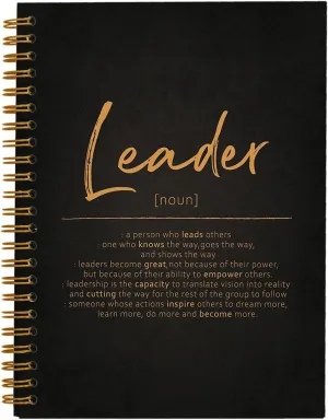OXW Thank You Gifts for Leader, Meeting Notebook for Work, Appreciation Gift for Mentor Boss Manager, Office Supplies Leadership Gifts, Orange College Ruled Hardcover Spiral Notebook 5.5 x 8.3