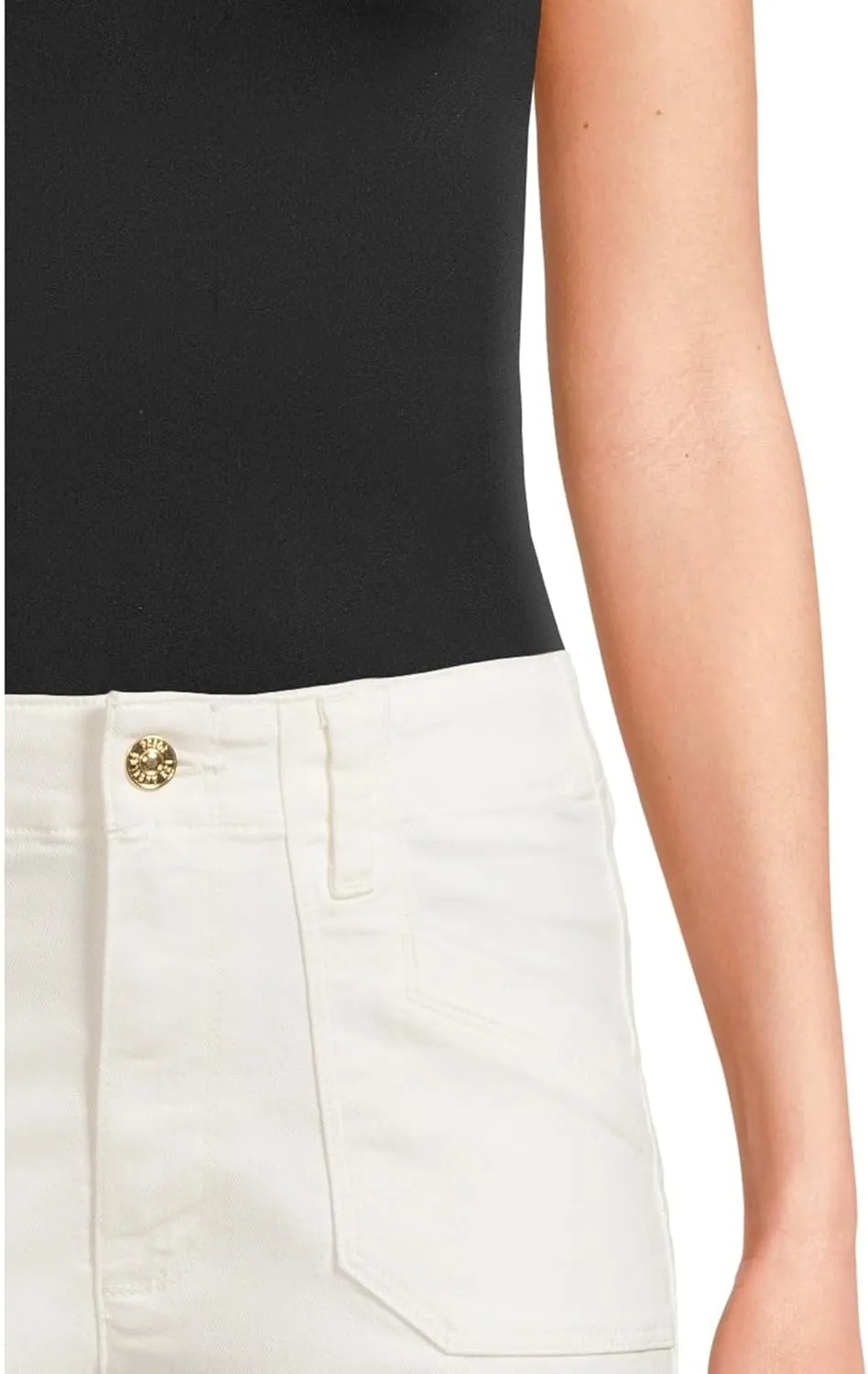 PAIGE Women's Anessa 31in Welt Utility Pockets Raw Hem