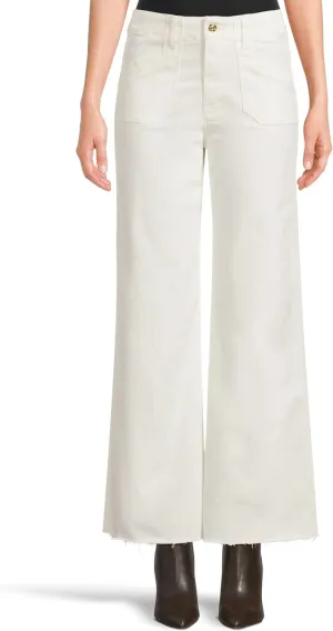 PAIGE Women's Anessa 31in Welt Utility Pockets Raw Hem