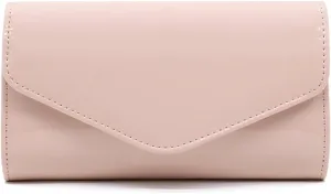Patent Leather Envelope Clutch Purse Shiny Shoulder Bag Candy Chain Evening Bag Elegant Handbag