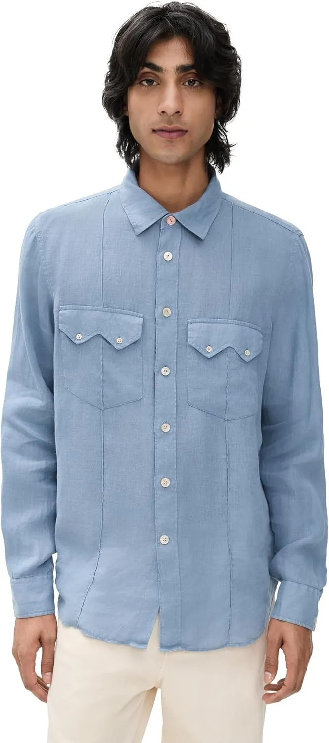 Paul Smith PS Men's Linen Western Shirt