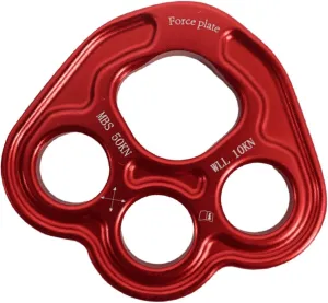 Paw Rigging Plate Multi Anchor Plate Metal Portable Lightweight Rope Bearing Anchors Climbing Equipment Force Divider Plate
