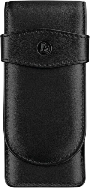 Pelikan 3-Pen Leather Pouch, Black, 1 Each (923433)