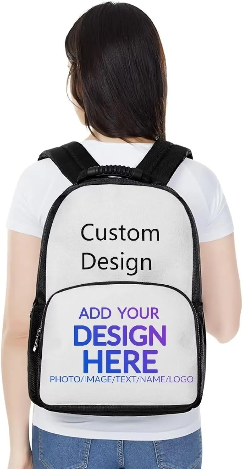 Personalized Casual Unisex School Bags Backpack Custom College Shoulders Backpacks with Name Customzied Laptop Backpack for Women Men