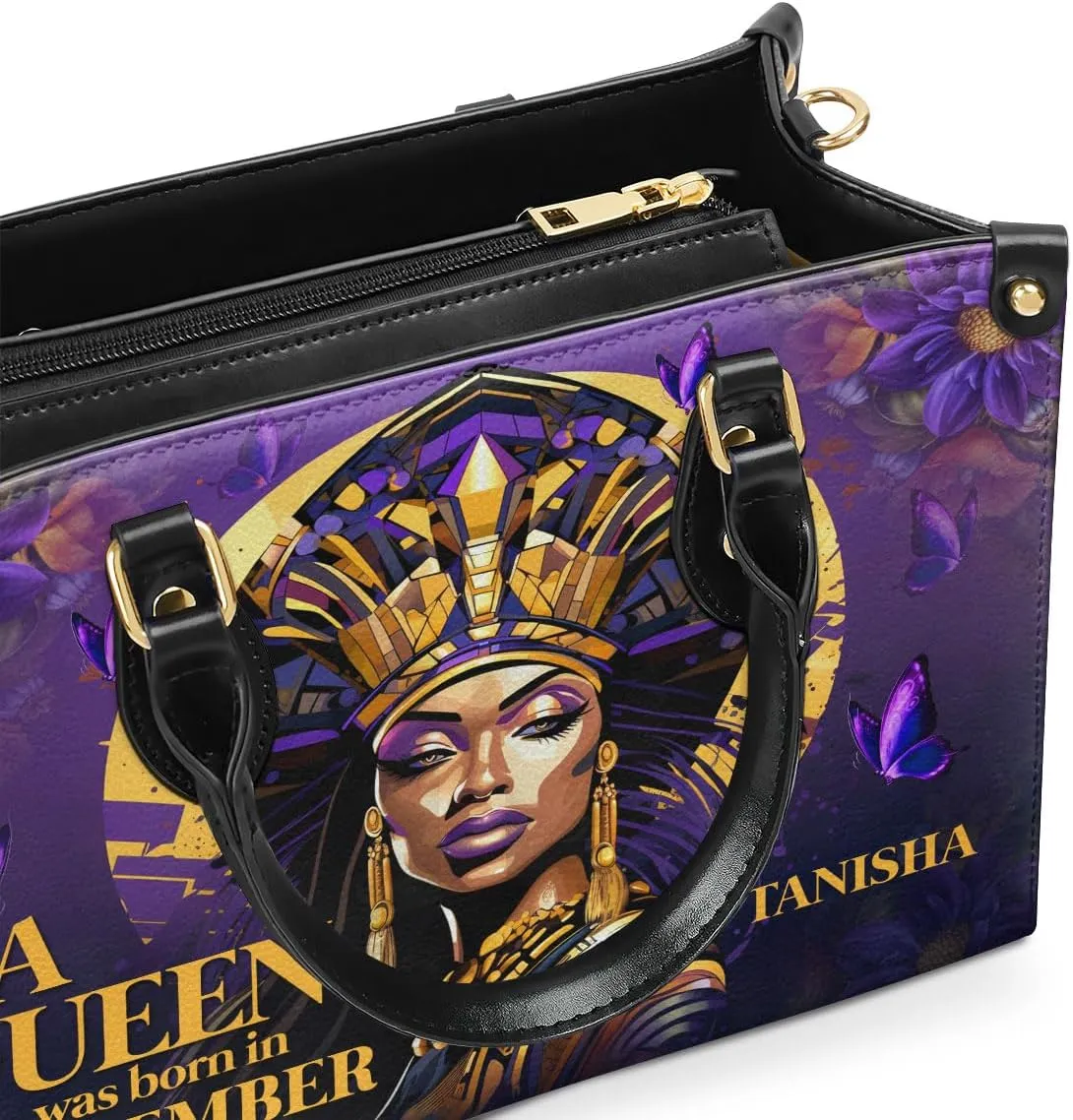 Personalized Leather Handbag For Black Women