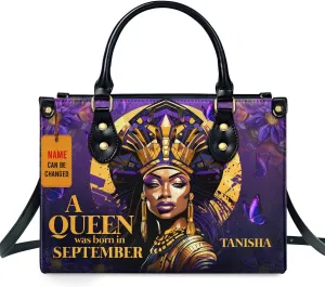 Personalized Leather Handbag For Black Women