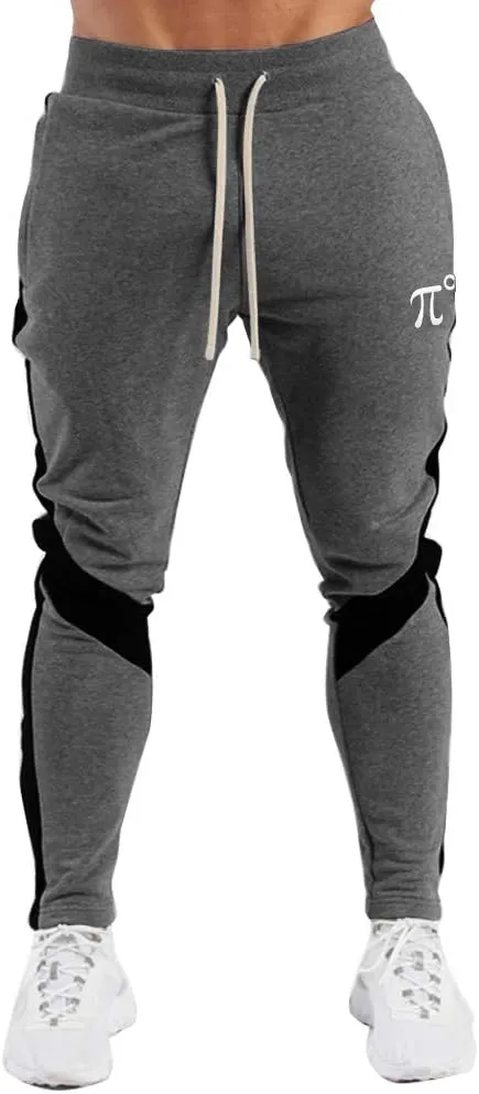 PIDOGYM Men's Track Pants,Slim Fit Athletic Sweatpants Joggers with Zipper Pockets