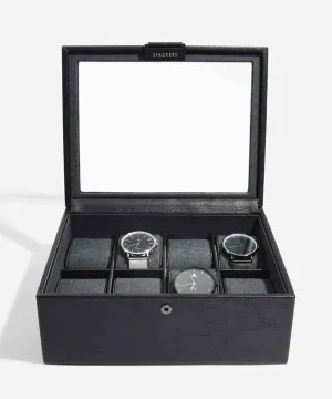 Piece Limited edition Black Men Stackers Watch Great value 8 Box