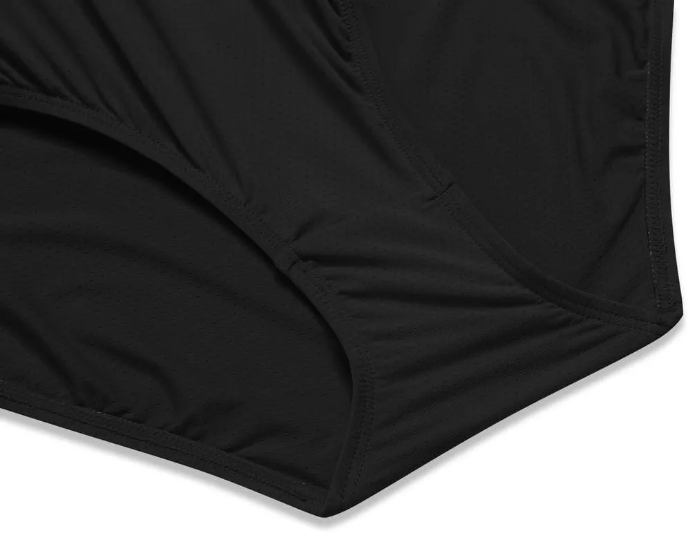 PINSPARK Running Shorts for Women Quick Dry Athletic Short High Wasit Pockets
