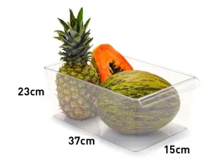 Plastic Forte Fridge Organizer & Drawer No. 14 – Transparent