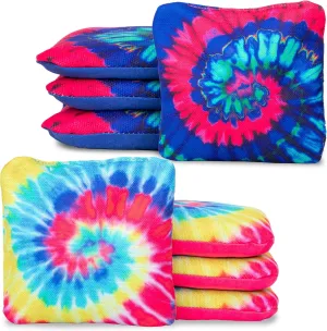 Play Platoon Tournament Series Cornhole Bags - Pro Style Dual Sided Slick and Sticky Side Bags - Set of 8 - Designed in USA