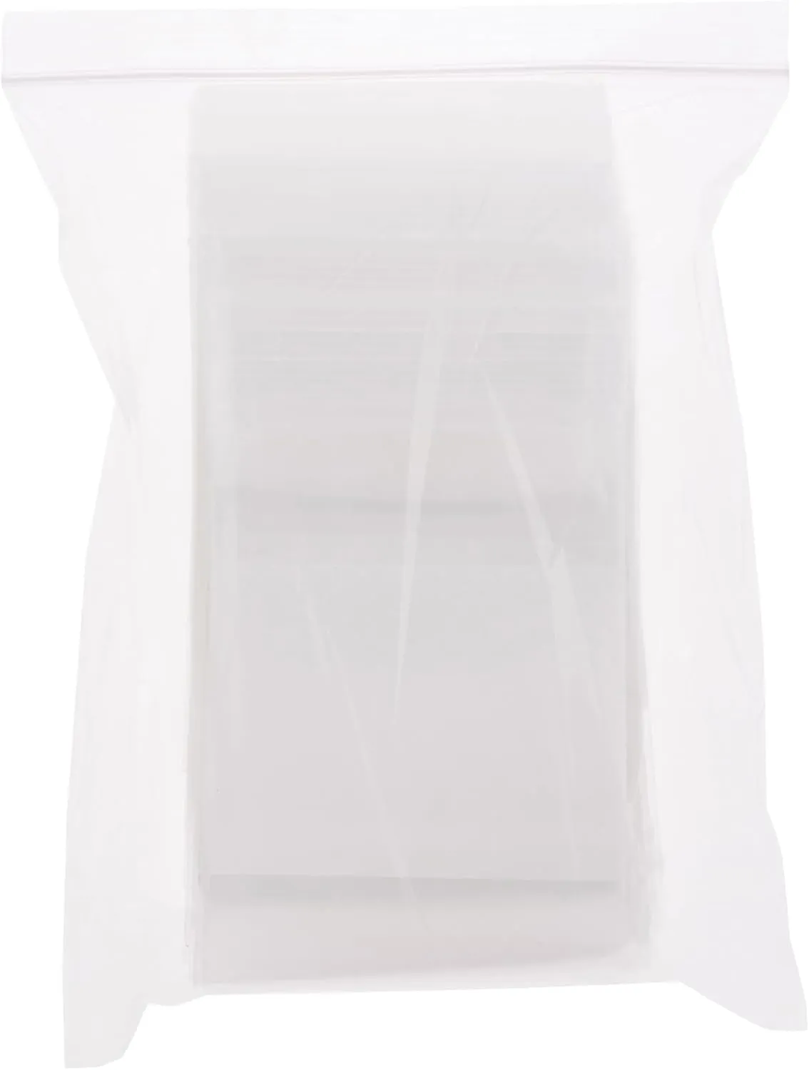 Plymor 4" x 6" (Pack of 100), 6 Mil Industrial Duty White-Block Zipper Reclosable Plastic Bags