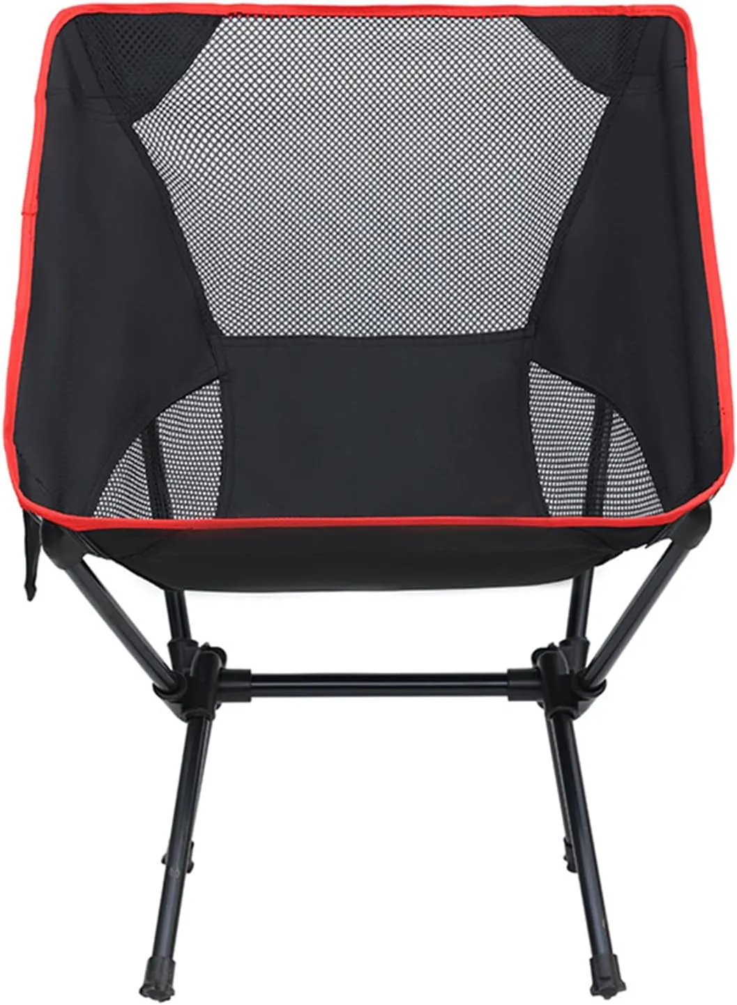 Portable Folding Chair for Camping, Backpacking Chair wiith Side Pocket, Ultralight & Compact, 100 kg Capacity, Foldable Camp Chair for Travel, Beach, Garden, Picnic,Black a