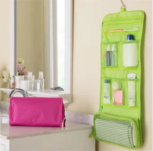 Portable Hanging Toiletry Travel Bag Organizer (Green) - H00189