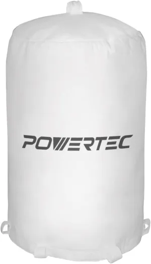POWERTEC 70333 Dust Collector Bag, 21" x 31", 1 Micron Filter, For JET, Grizzly, Shop Fox, Wen, Harbor Freight, and POWERTEC DC-1512