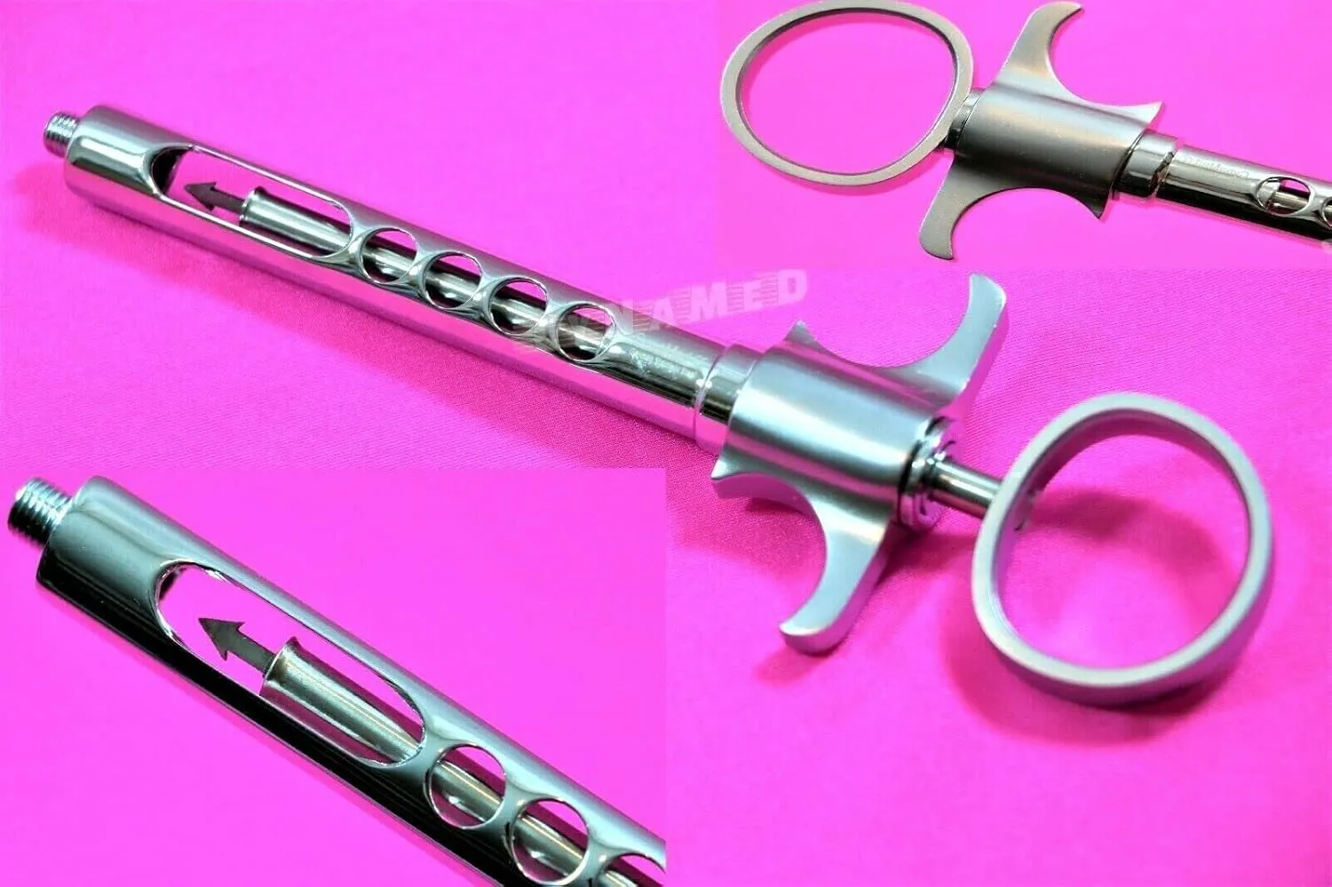 Premium German -Dental Syringe Aspirating 1.8ml Cartridge Auto Passive anesthetic Syringe Dental Instrument Self-Aspirating Syringe-Dental Syringe anesthetic (Set of 2 Each)