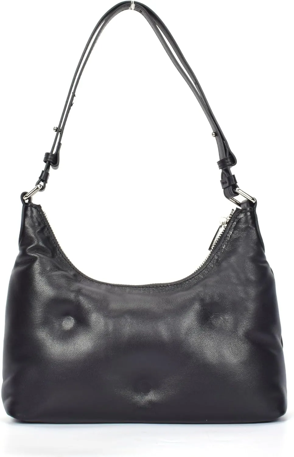 Premium Italian Leather Shoulder Bag for Women – 100% Genuine Leather. Detachable & Adjustable Strap