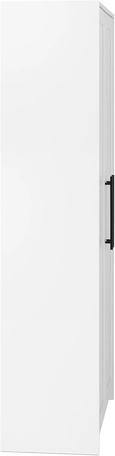Prepac Elite Premium Home Storage Cabinet with Doors and Shelves, White Storage Cabinet, Bathroom Cabinet, Pantry Cabinet with 5 Shelves 16" D x 32" W x 72" H