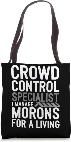 Private Security Professional Bodyguard VIP Protection Team Tote Bag