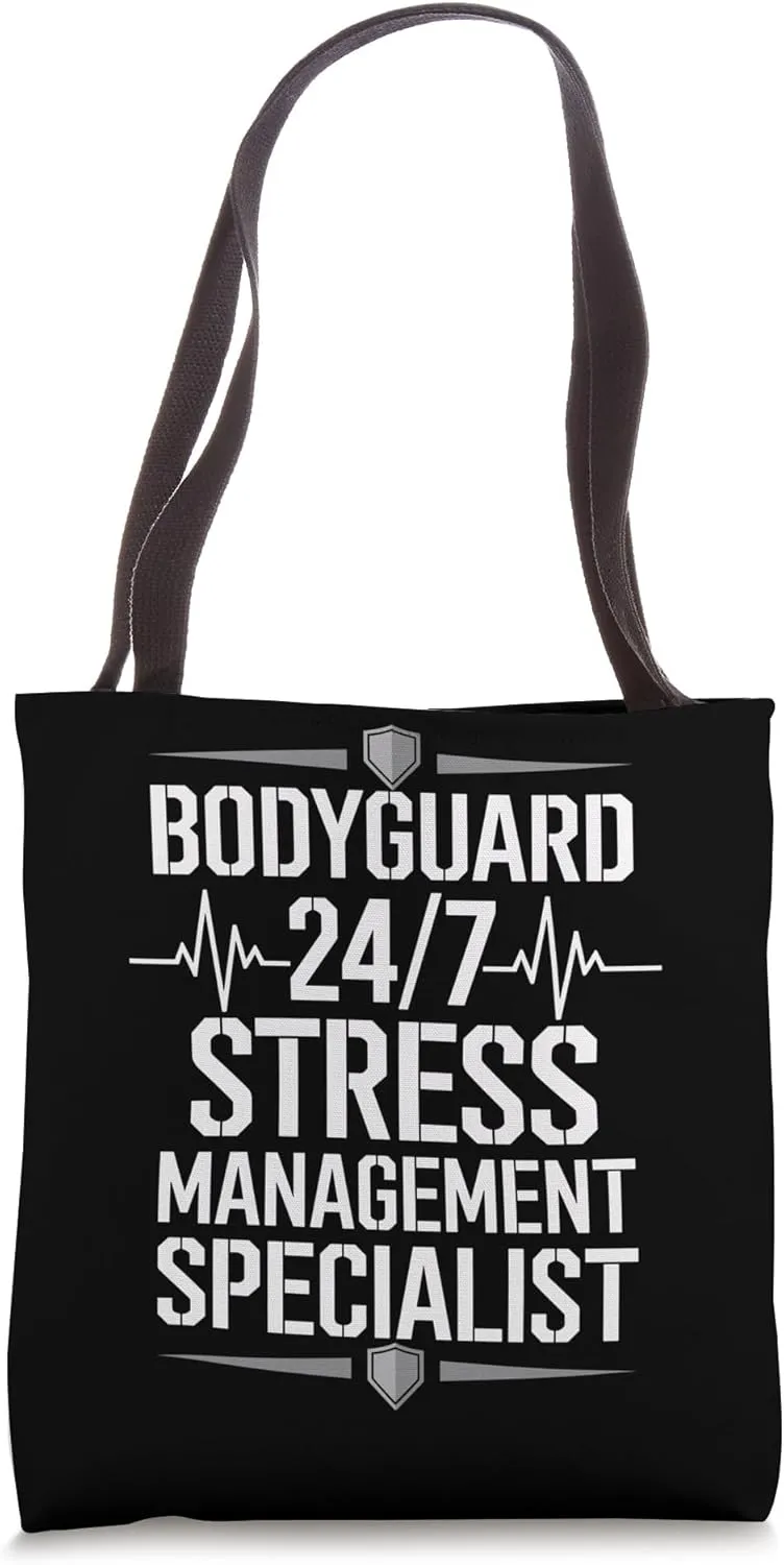 Private Security Professional Bodyguard VIP Protection Team Tote Bag